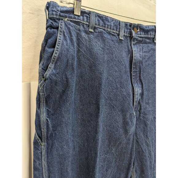 OshKosh B'Gosh Men Union Made Sanforized Carpenter Blue Jeans Size 36X28 - Picture 2 of 15